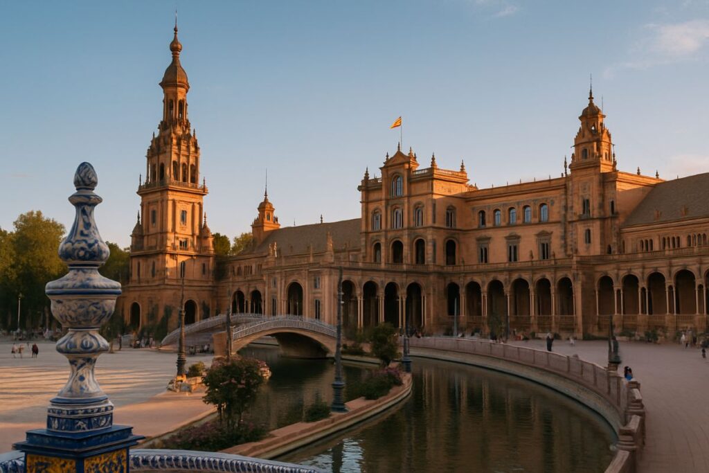 Ein Bild einer Stadt beim Auslandsjahr in Spanien