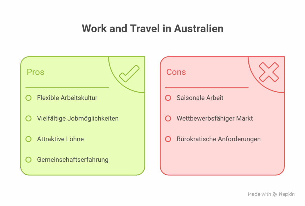 Typische Work and Travel Jobs in Australien